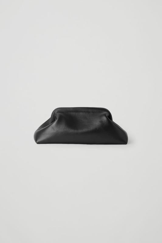 COS Classic Leather Clutch Bag