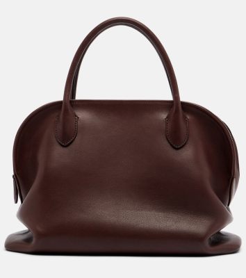 The Row Agnes 12 leather top-handle bag
