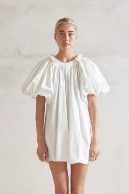 MOCHA Romance Dress - White Organic Cotton