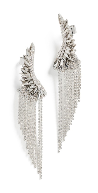 Deepa Gurnani Deepa Gurnani x Jessel Taank Thema Earrings Silver