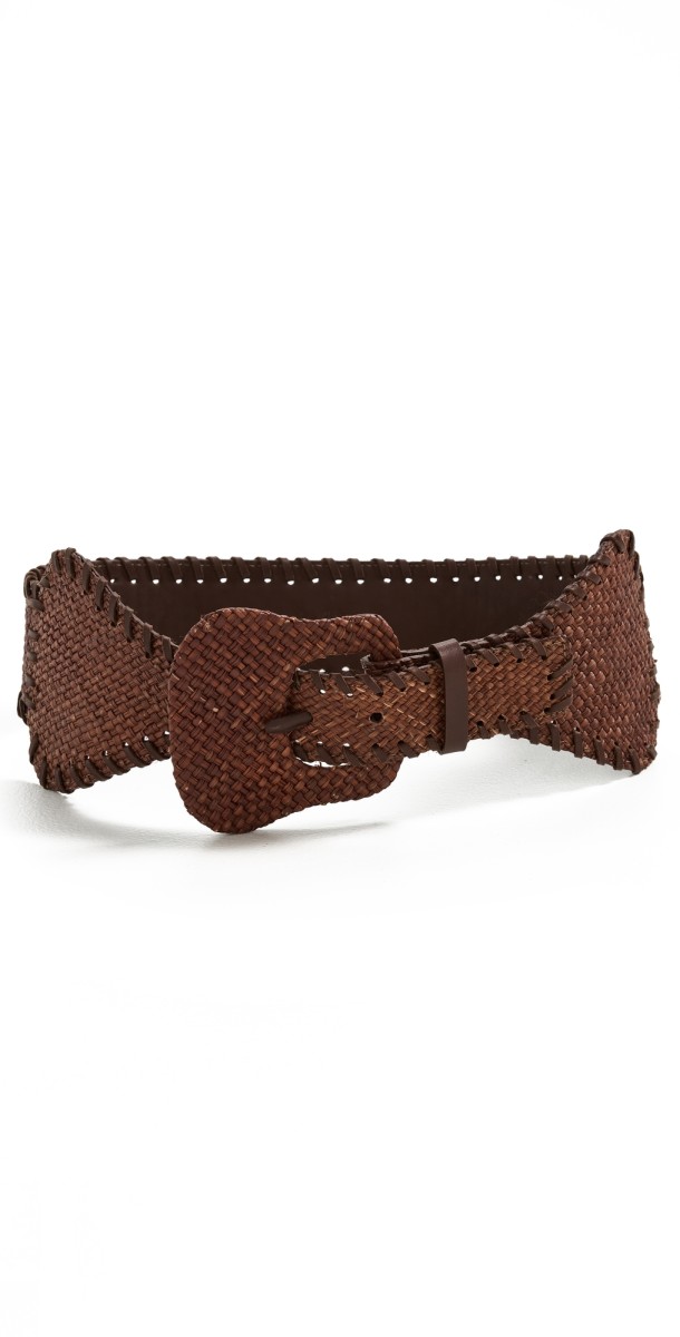 Johanna Ortiz Dark Chocolate Aztec Culture Belt Dark Chocolate