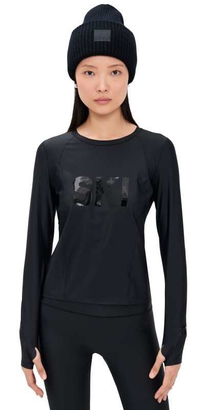 Perfect Moment Ski Crew Baselayer Top Black