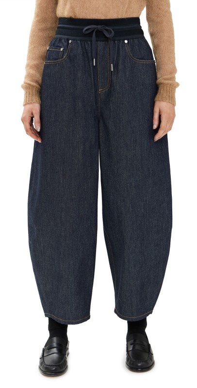 Helmut Lang Cowboy Cocoon Jeans Raw Indigo