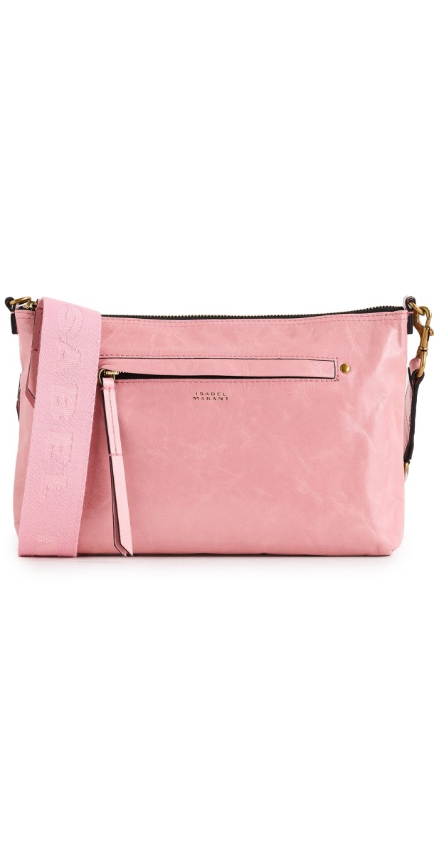 Isabel Marant Nessah Crossbody Bag Light Pink