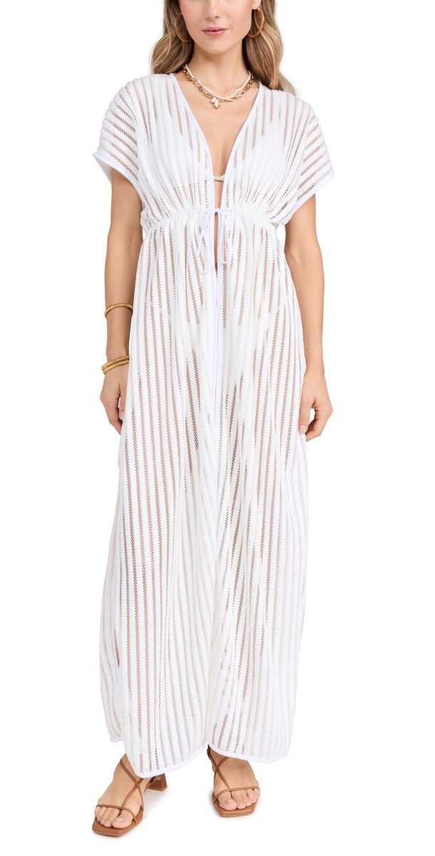 Maylé Vásquez Clua de Playa Coverup White