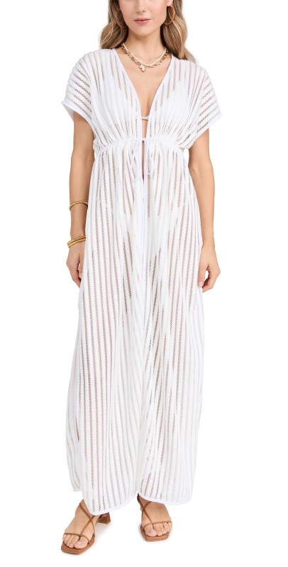 Maylé Vásquez Clua de Playa Coverup White