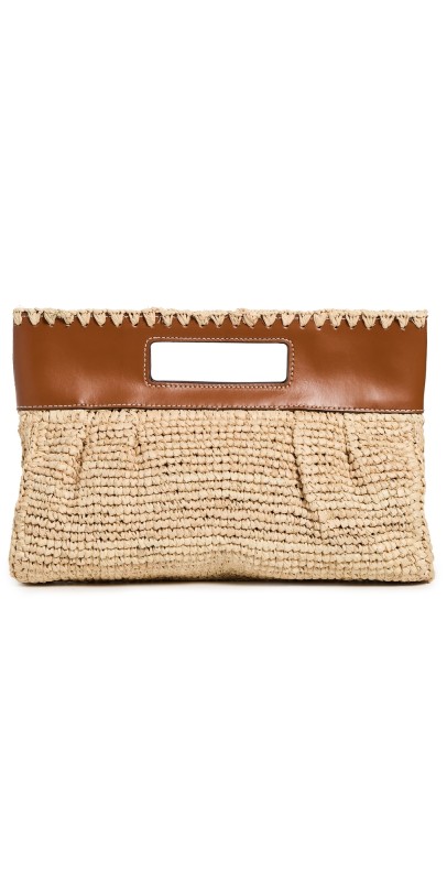 STAUD Lena Clutch Natural/Ta