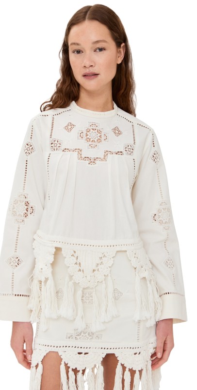 Isabel Marant Severine Blouse White