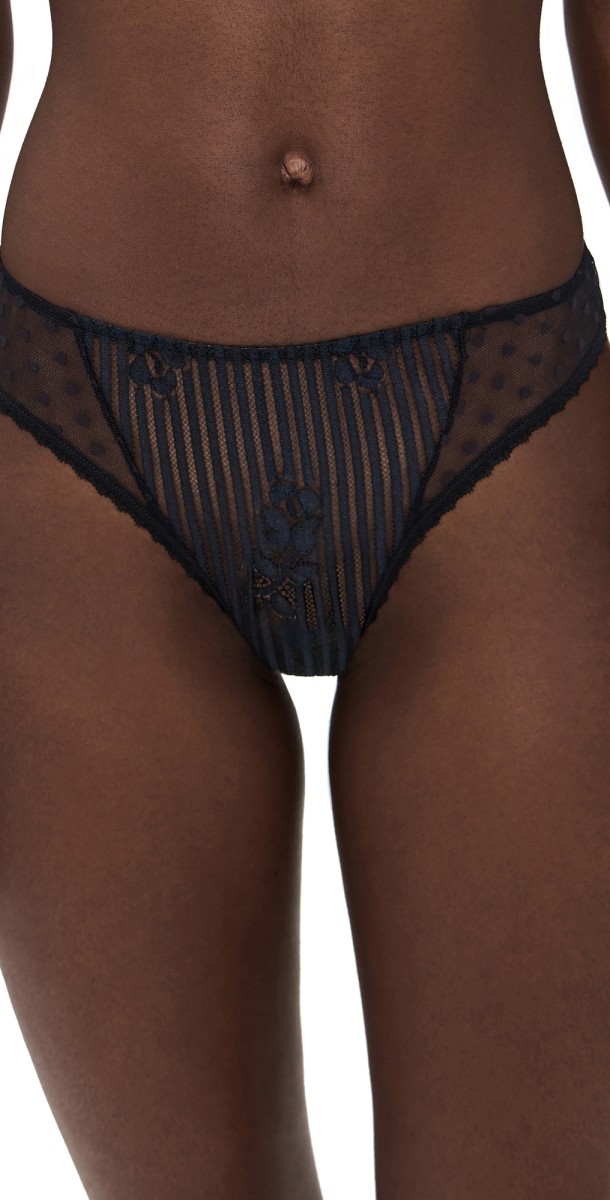 Only Hearts Dear Evelyn Brazilian Panty Midnight