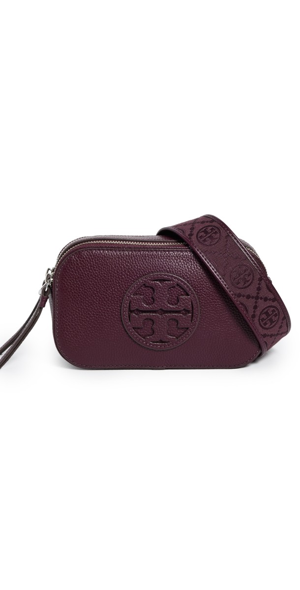 Tory Burch Miller Mini Crossbody Bag Dark Carm