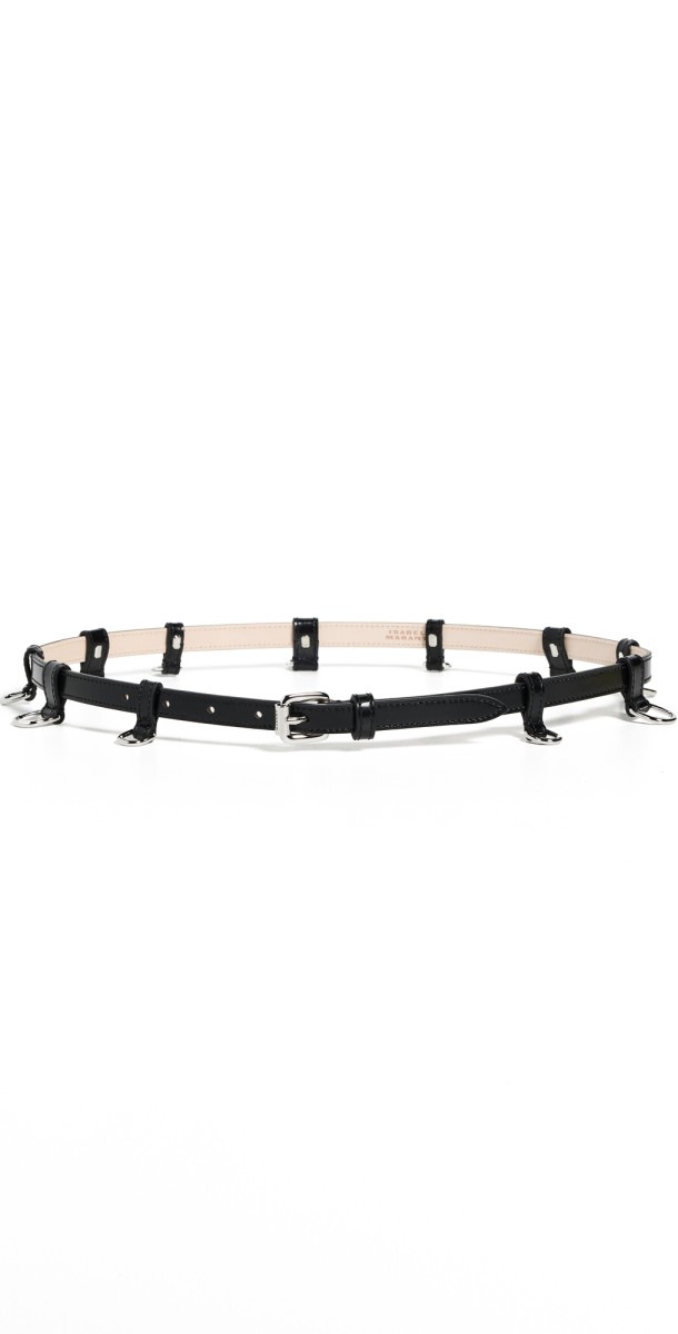 Isabel Marant Chelsea Belt Black/Silver