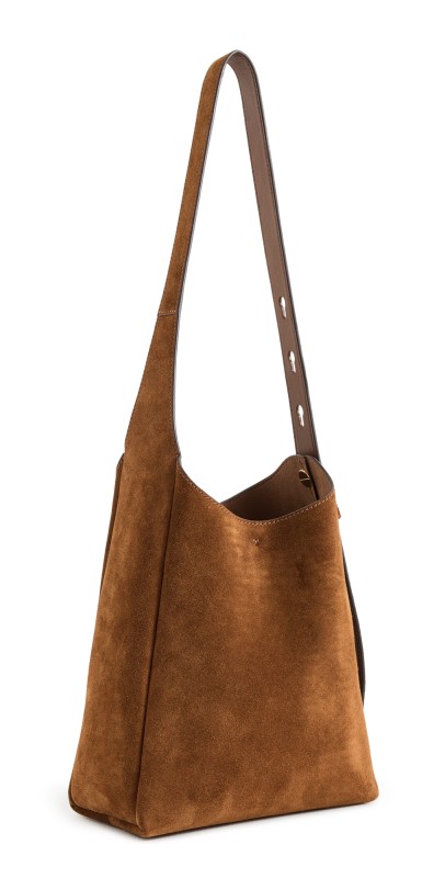 Tory Burch Romy Suede Small Hobo Bag Park Bench