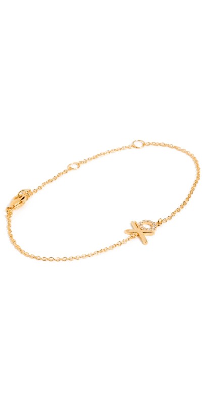 Gwen Beloti XO Charm Bracelet Gold