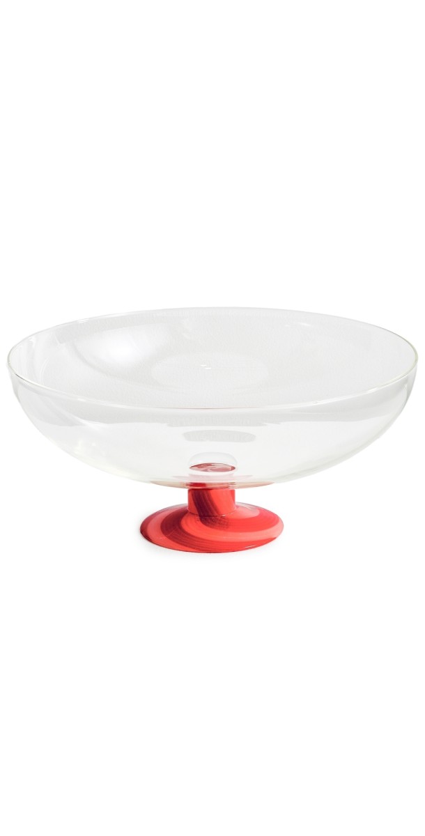 FAZEEK Swirl Salad Bowl Red/Pink