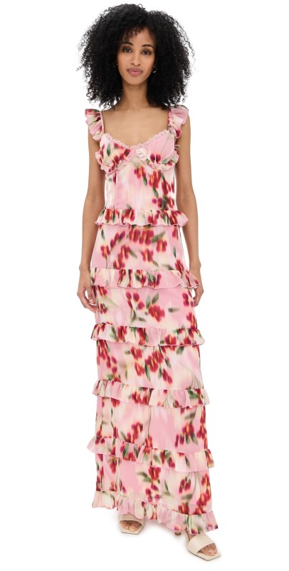 Runaway the Label Melvina Maxi Dress Milla Print