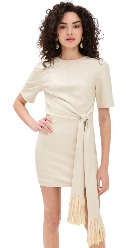 Nanushka Maryl Dress Chalk/Crème