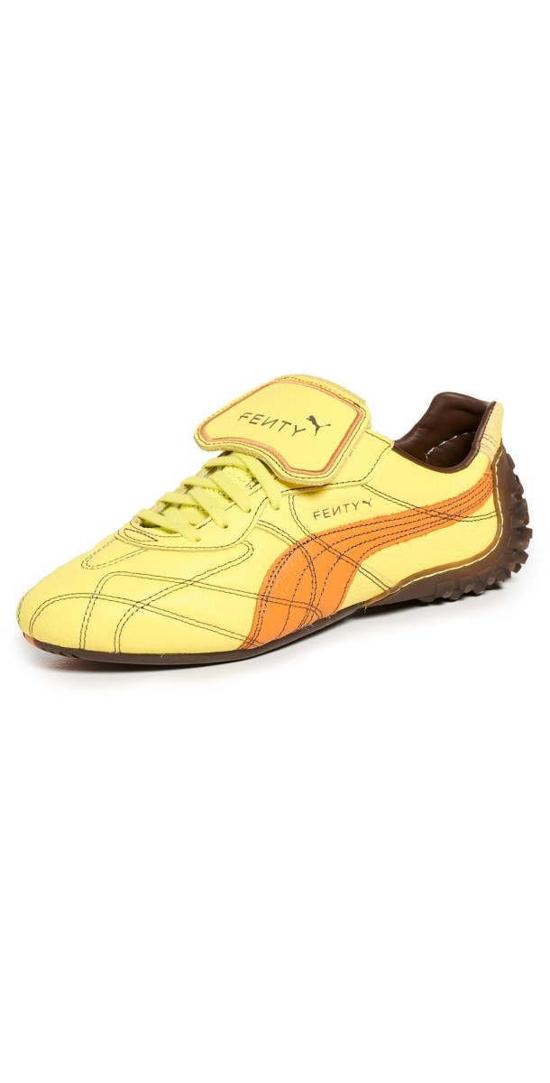 PUMA Puma X Fenty Avanti Stitched Sneakers Lime Sheen/Pumpkin Pie