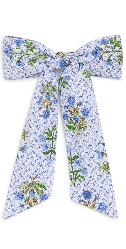 Hill House Home The Belle Bow Block Print/Blu