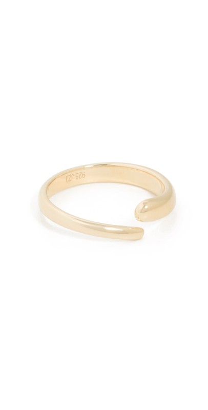 Jennifer Zeuner Jewelry Simone Ring Gold Vermeil