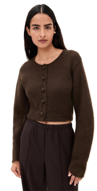 By Malene Birger Zharea Cardigan Dark Mahogany