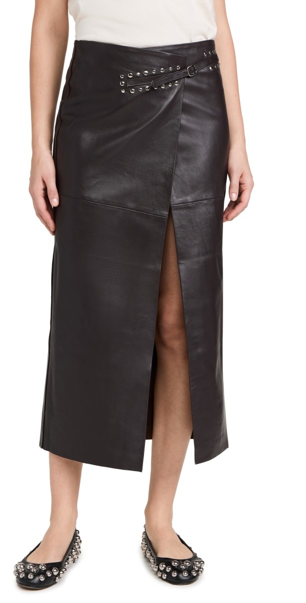 Gimaguas Paula Midi Skirt Brown