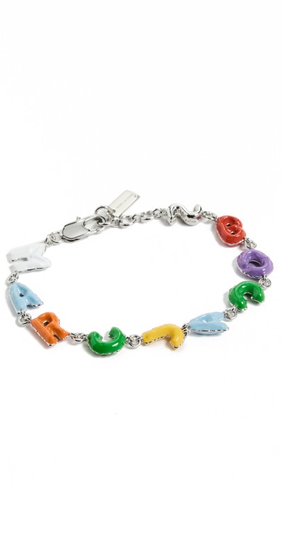 Marc Jacobs MJ Color Balloon Bracelet Silver Mult