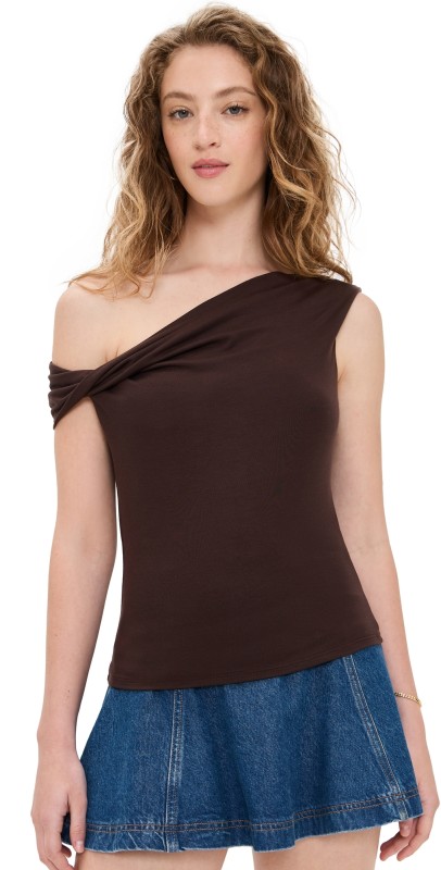 Reformation Cello Knit Top Mole