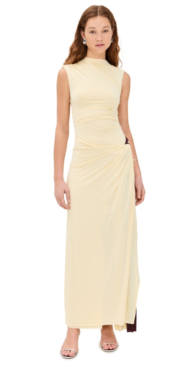 Bec + Bridge Greta Twist Maxi Dress Butter