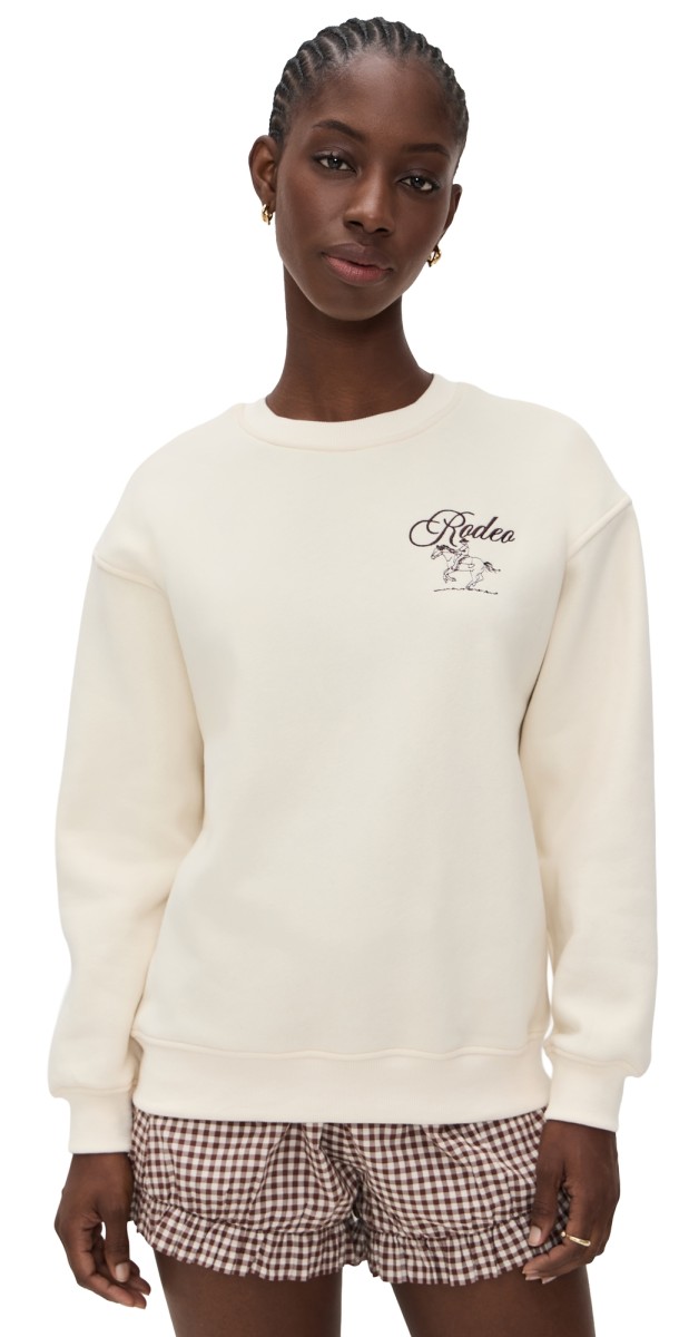 Bailey Rose Rodeo Sweatshirt Cream