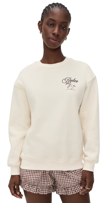 Bailey Rose Rodeo Sweatshirt Cream