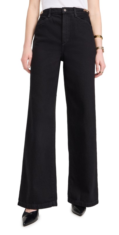 Favorite Daughter The Fancy Mischa Wide Leg Jeans Phantom