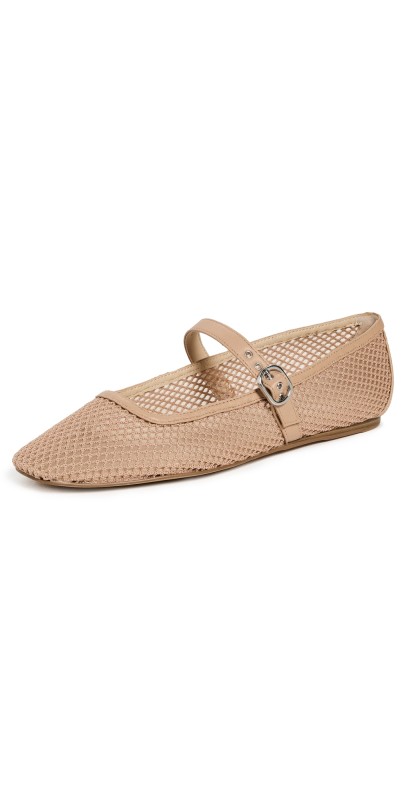 Dolce Vita Rodni Mesh Flats Light Tan Woven Mesh