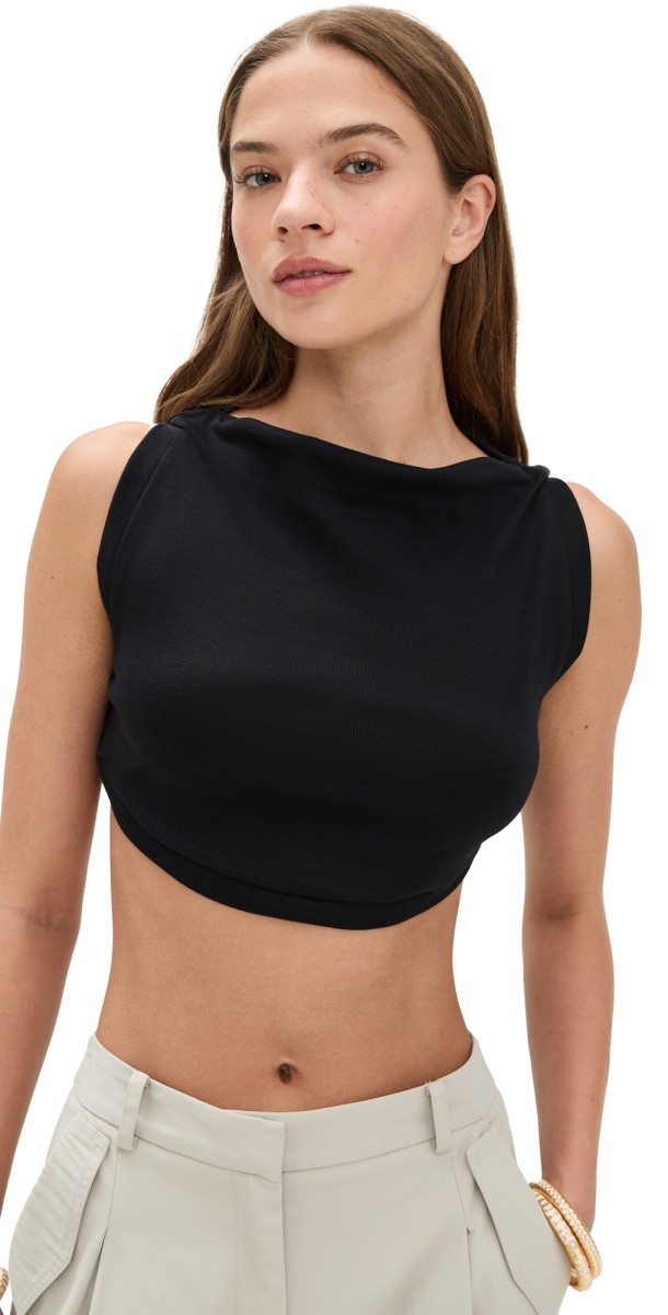 A. L.C. Mae Tank Black