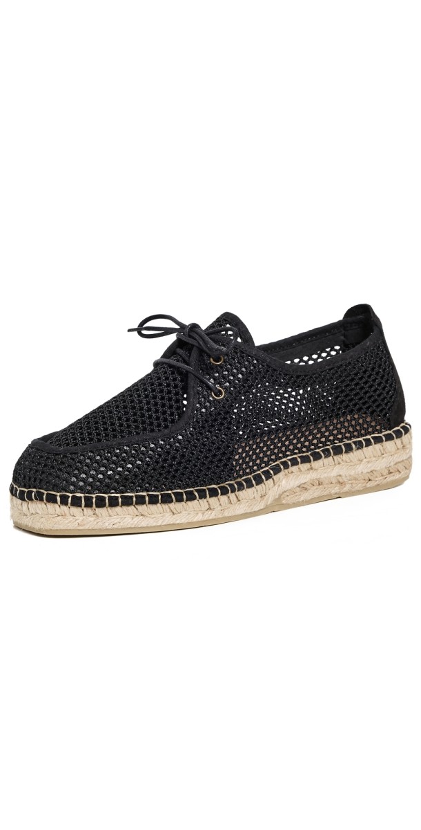 Naguisa Txalupa Espadrilles Black Woven
