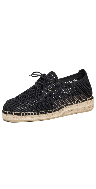 Naguisa Txalupa Espadrilles Black Woven