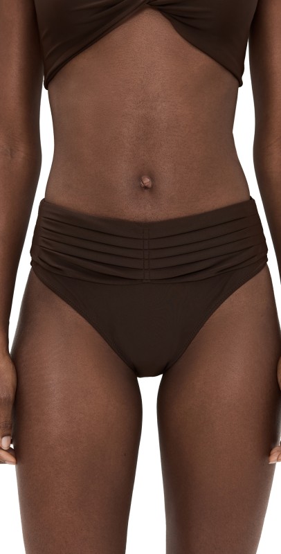 Ramy Brook Ivo Bikini Bottoms Beach Brown