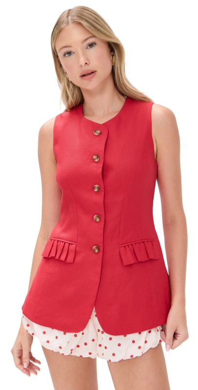 POSSE Matilda Gilet Red
