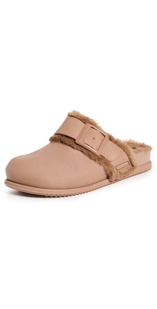 Melissa Cozy Warm Clogs Brown