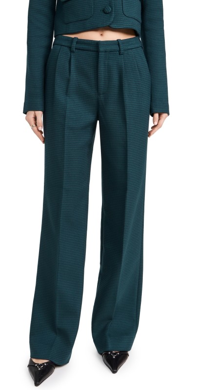 Favorite Daughter The Low Favorite Pants Juniper Houndstooth
