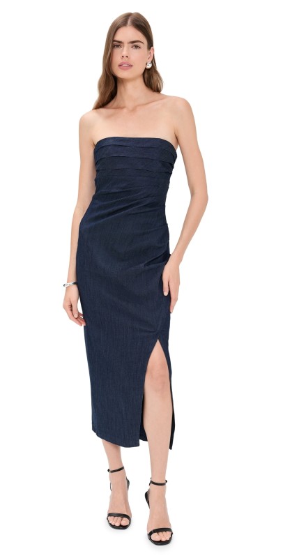 Cinq à Sept Indigo Denim Adira Dress Indigo