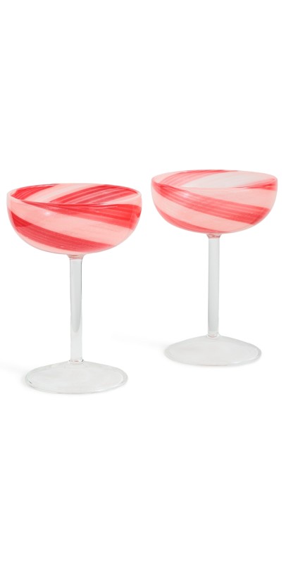 FAZEEK Swirl Coupes (Set of 2) Red/Pink
