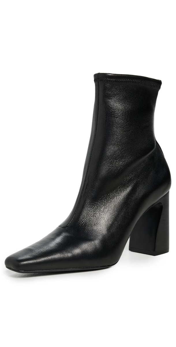 Loeffler Randall Chloe Stretch Ankle Boots Black