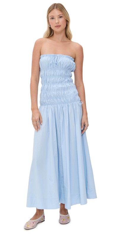VRG GRL Isabel Maxi Dress Blue