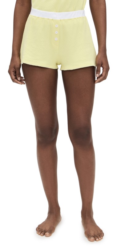 Cozyland by Morgan Lane Little House of Love Tate Shorts Buttercream
