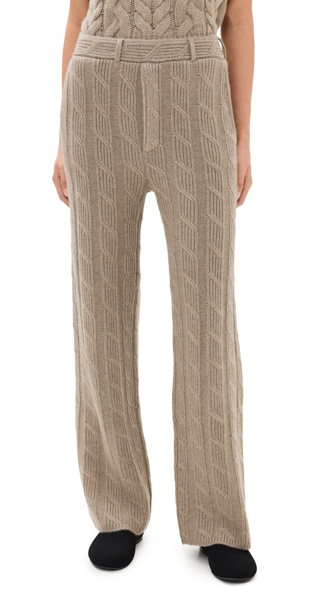 LISA YANG Ebba Cashmere Trousers Mole
