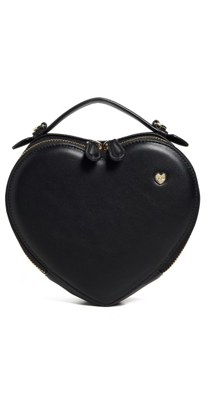 Stoney Clover Lane Heart Crossbody Bag Noir