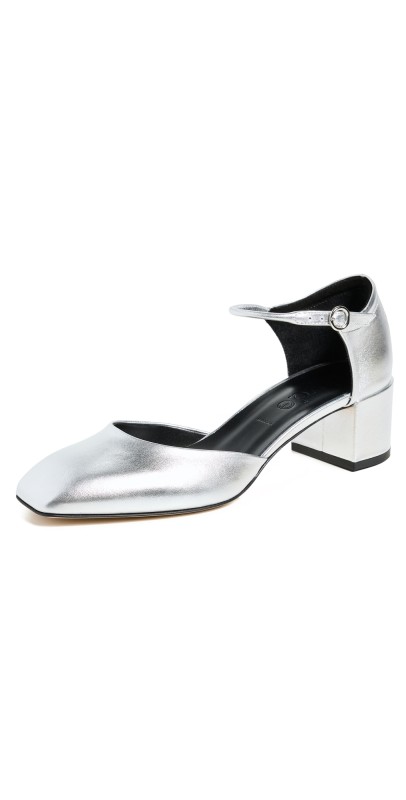 AEYDE Magda Pumps Silver
