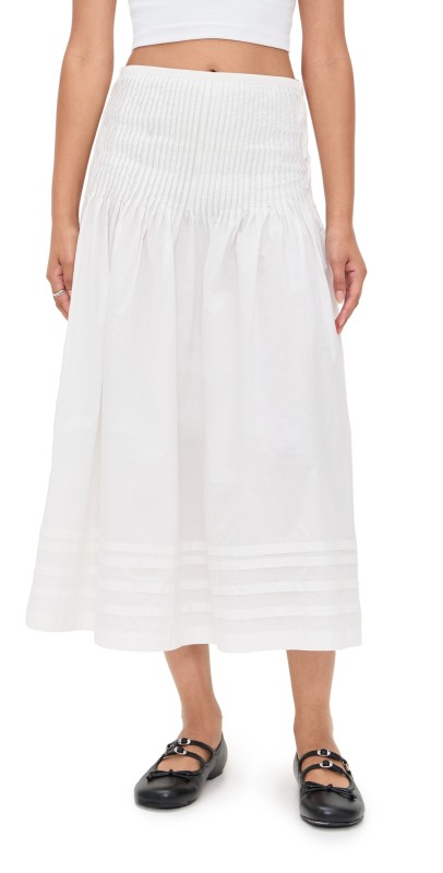 Ciao Lucia Rosa Skirt White