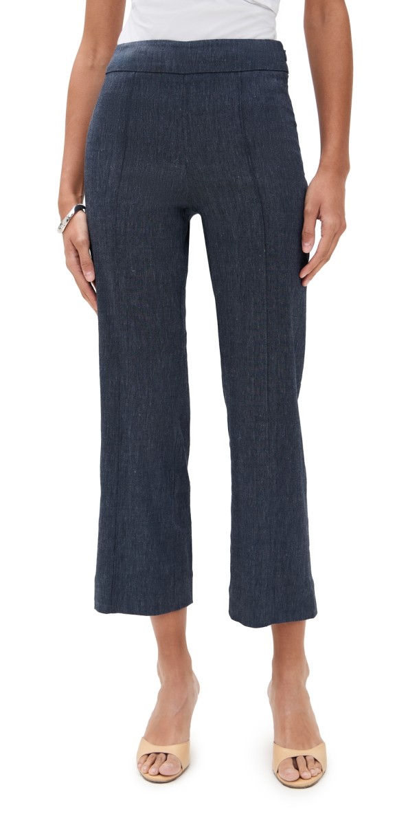 STAUD Knack Linen Pants Chambray