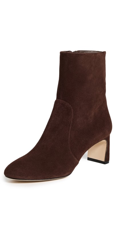 Stuart Weitzman Babette 60 Zip Boots Walnut
